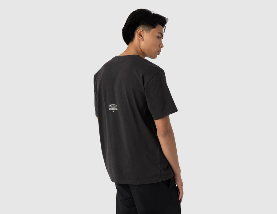 SUPERVSN Blur Logo T-shirt / Vintage Black