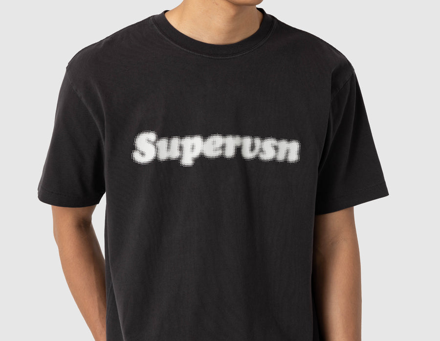 SUPERVSN Blur Logo T-shirt / Vintage Black