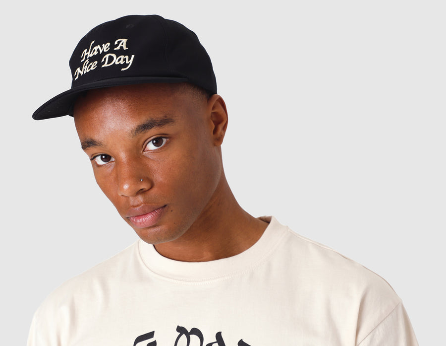 MARKET Have A Nice Day 5 Panel Hat / Black