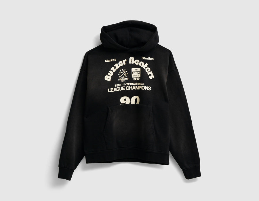 Market Buzzer Beaters Hoodie Black