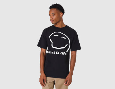 MARKET What Is Life T-shirt /  Washed Black