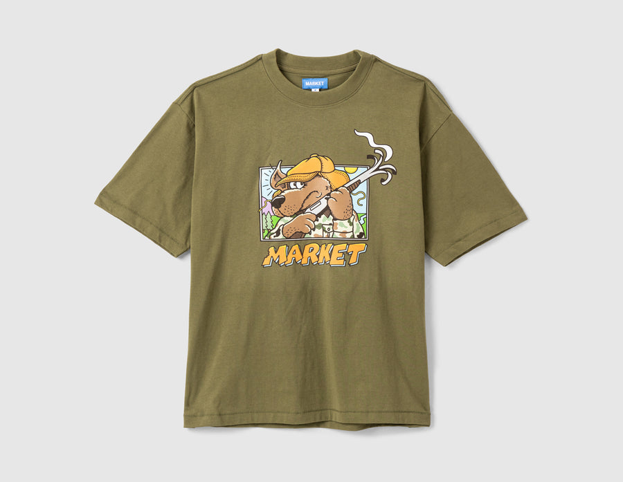Market Dog Will Hunt T-Shirt / Kelp