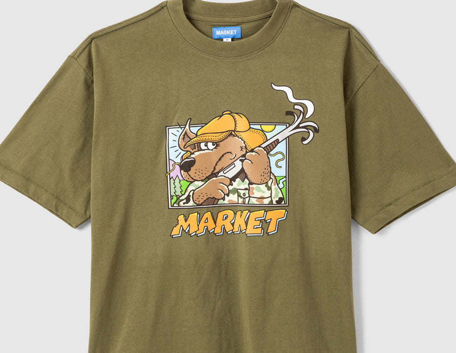 Market Dog Will Hunt T-Shirt / Kelp