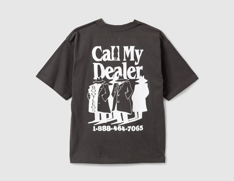 Market Call My Dealer T-Shirt / Washed Black