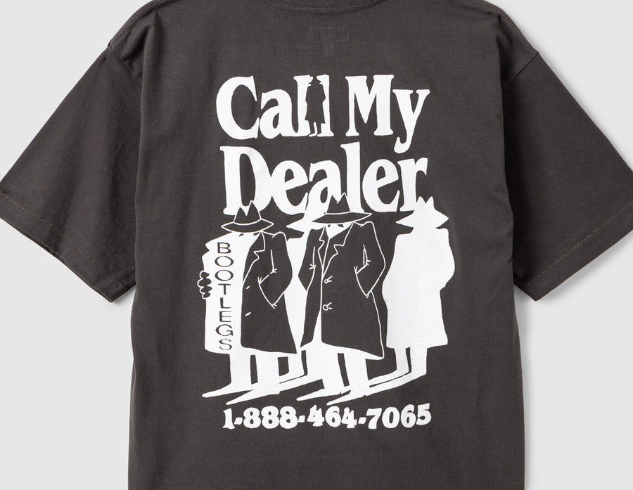 Market Call My Dealer T-Shirt / Washed Black