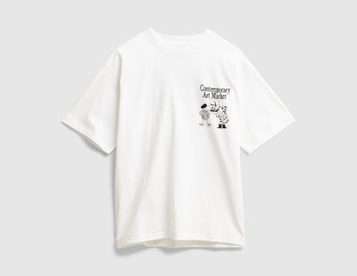 Market Smiley Museum T-Shirt White