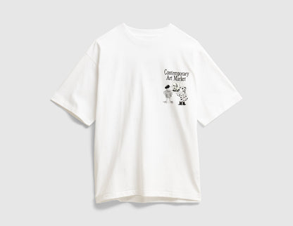 Market Smiley Museum T-Shirt White