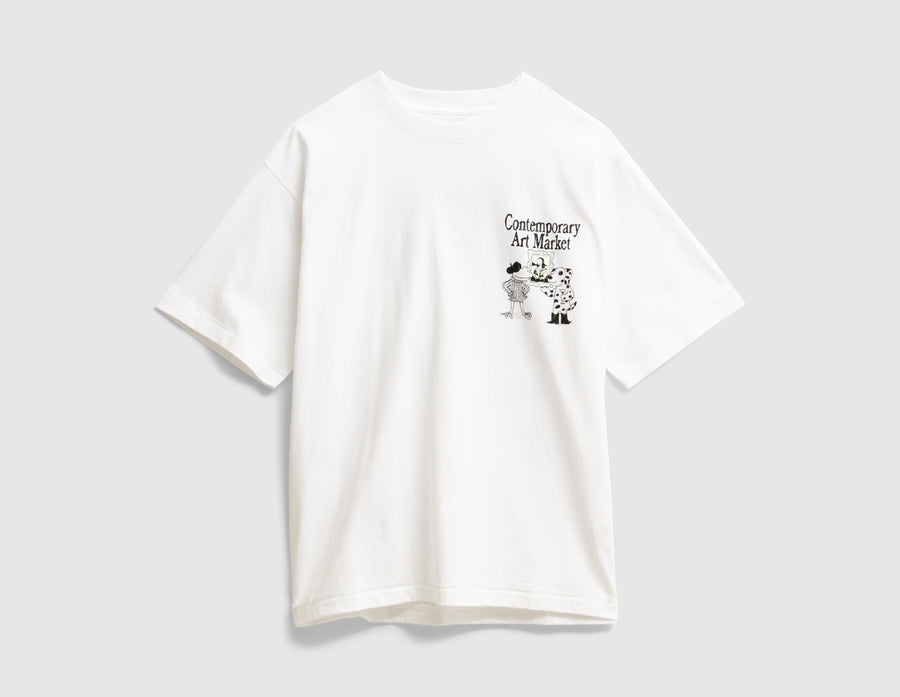 Market Smiley Museum T-Shirt White