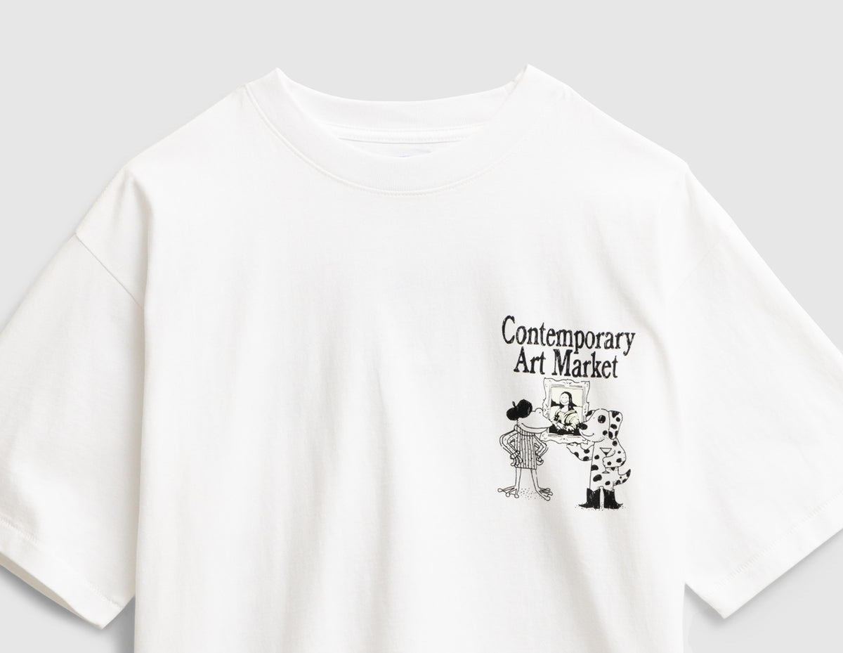 Market Smiley Museum T-Shirt White