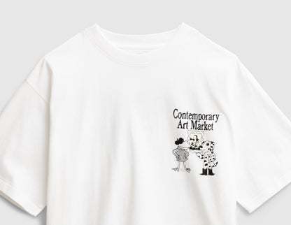 Market Smiley Museum T-Shirt White
