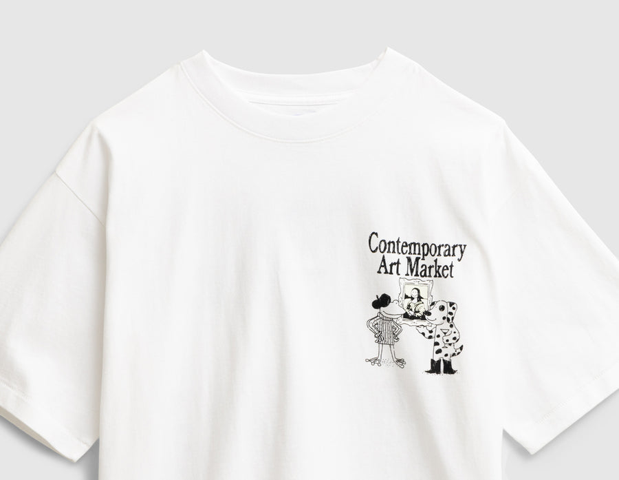 Market Smiley Museum T-Shirt White