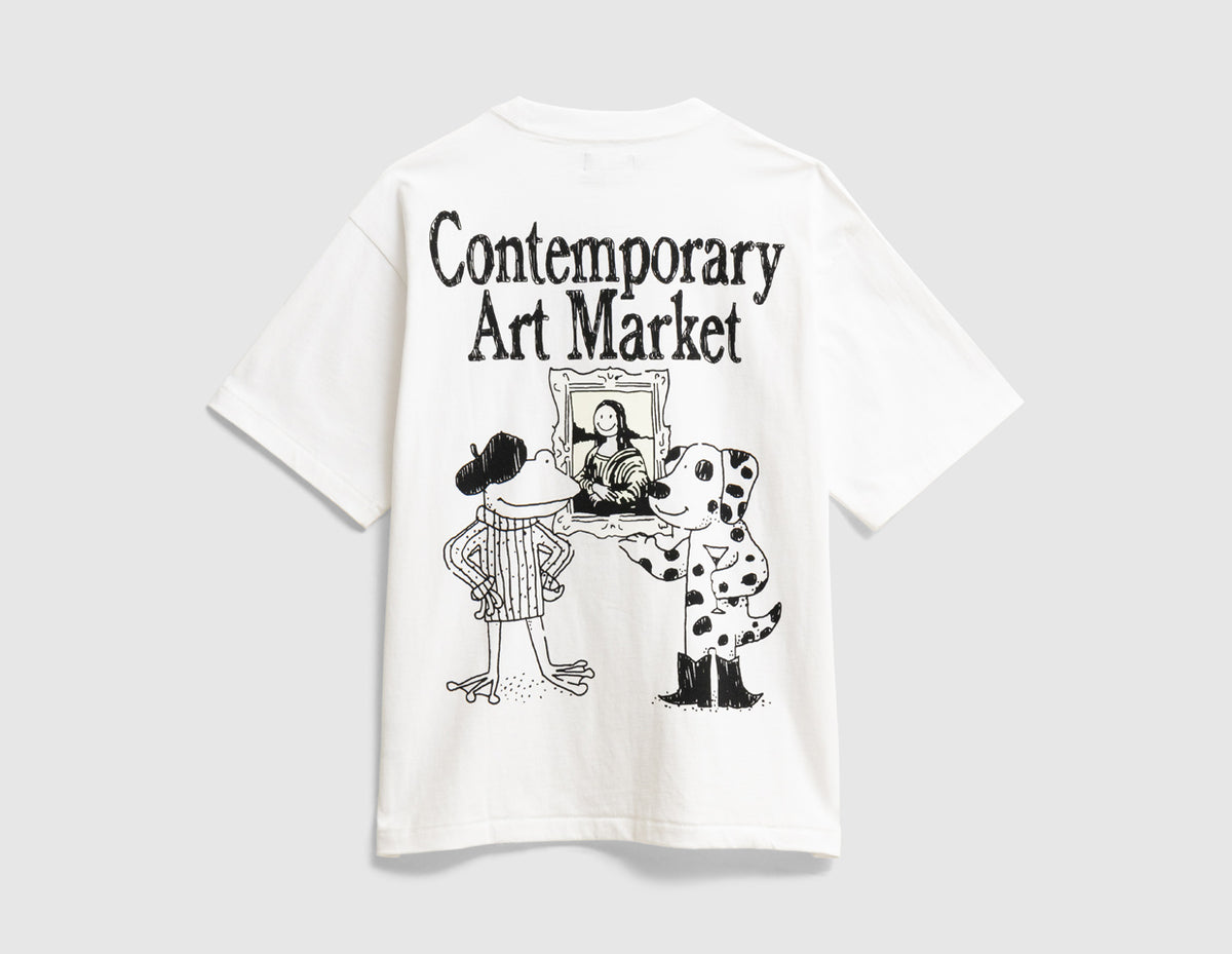 Market Smiley Museum T-Shirt White