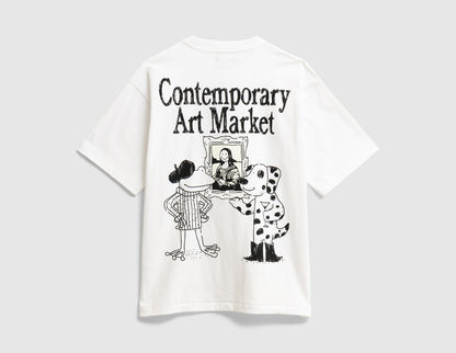 Market Smiley Museum T-Shirt White