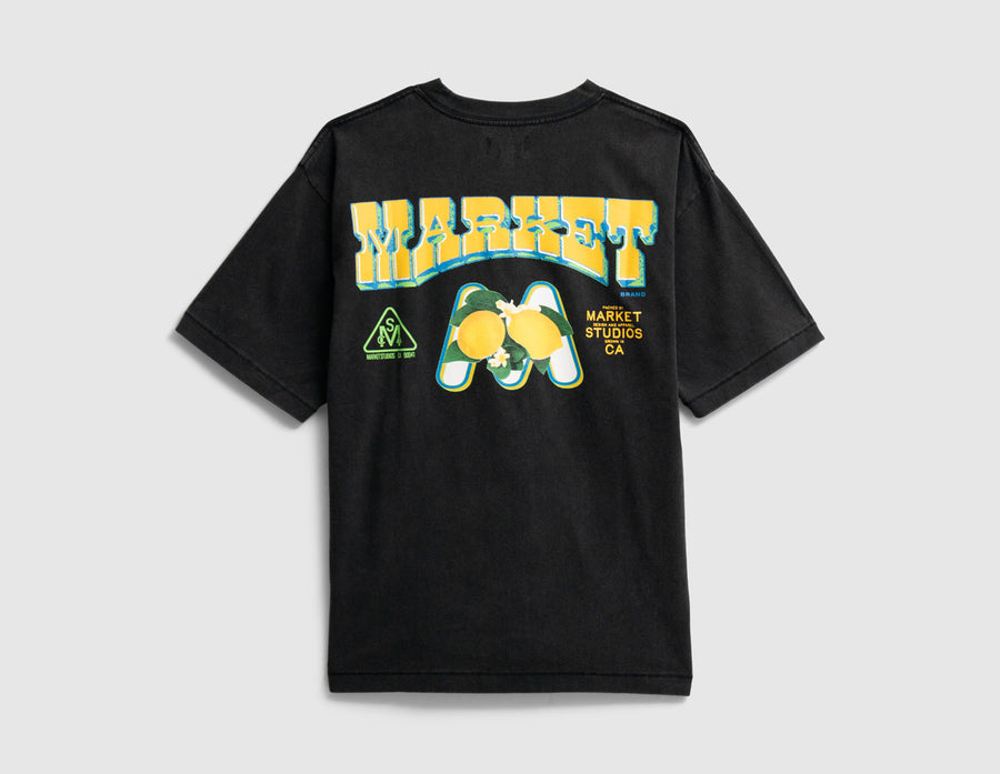 Market Farmers Market T-shirt Black
