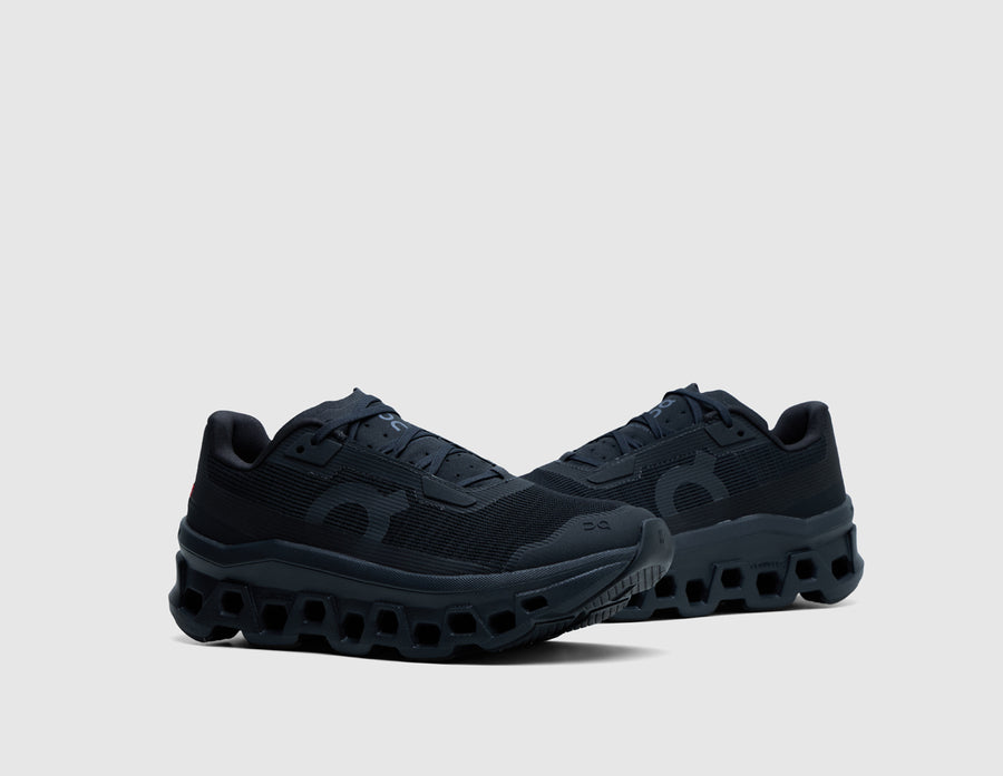 On Women's Cloudmonster Void Black / Black