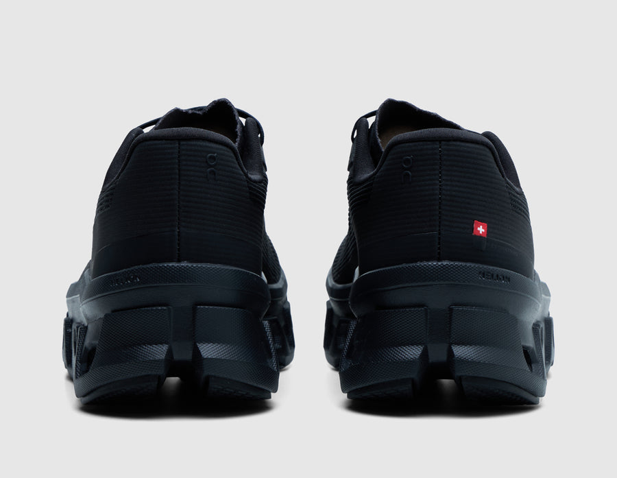 On Women's Cloudmonster Void Black / Black