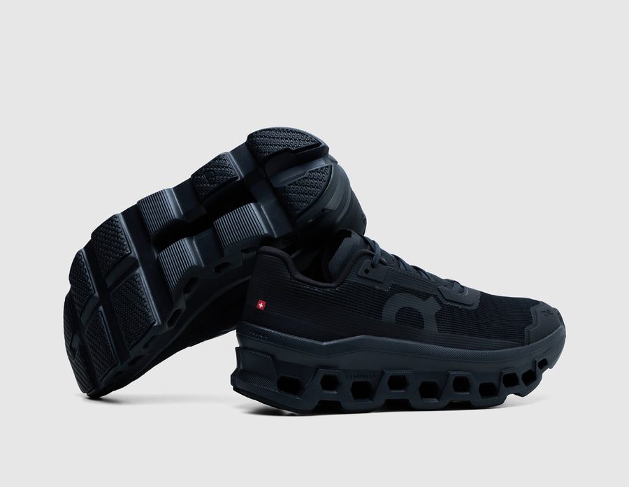 On Women's Cloudmonster Void Black / Black