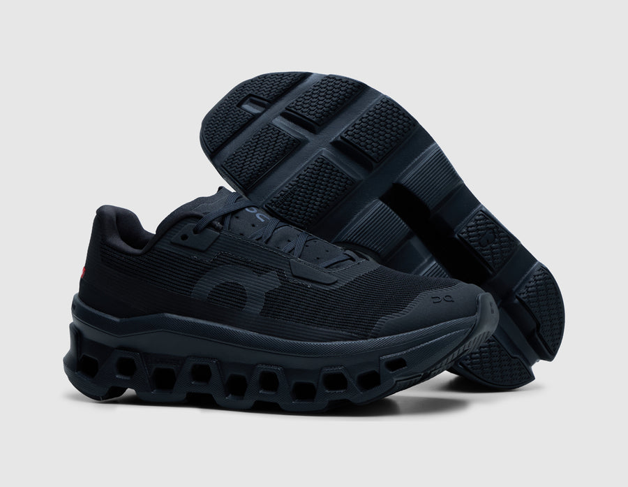On Women's Cloudmonster Void Black / Black