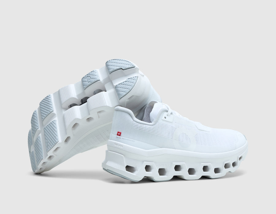 On Women's Cloudmonster Void White / White