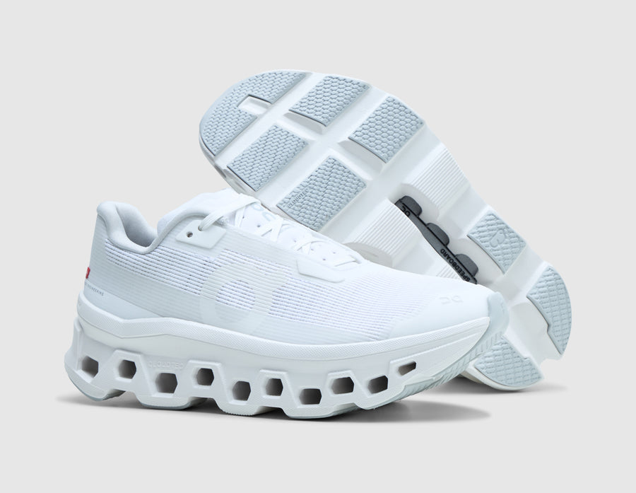 On Women's Cloudmonster Void White / White