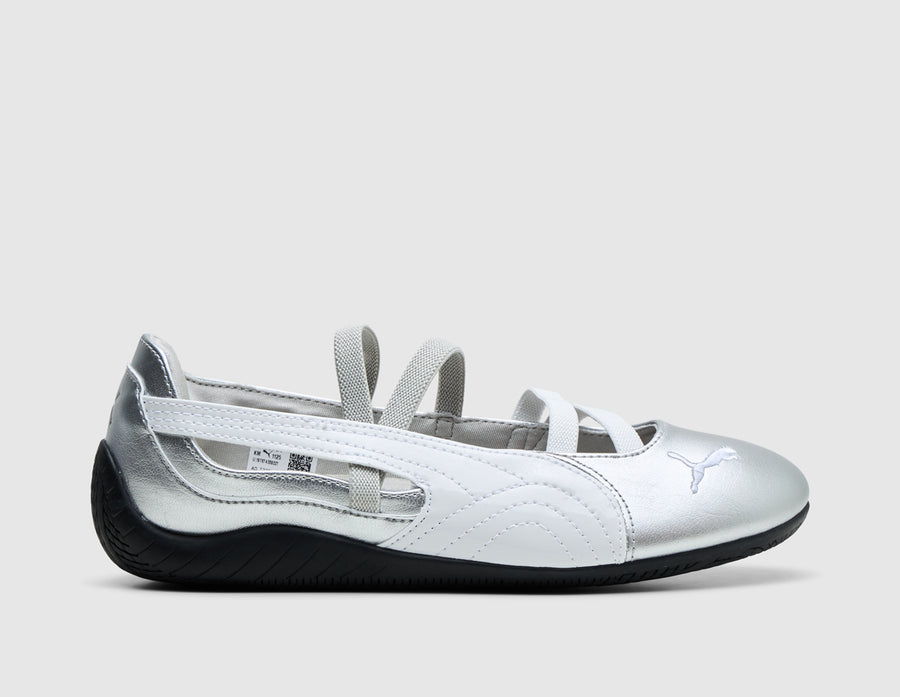 Puma Women's Speedcat Ballet Metallic Puma Silver / Puma White