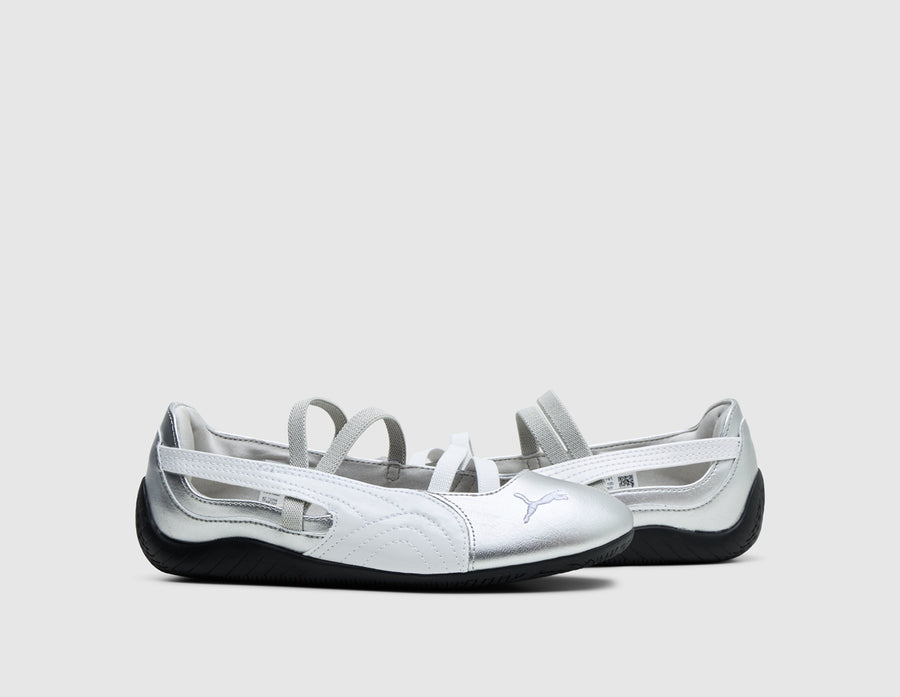 Puma Women's Speedcat Ballet Metallic Puma Silver / Puma White