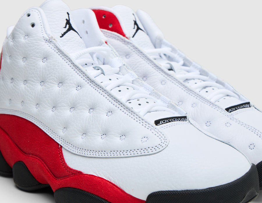 Jordan 13 Retro White / Black - True Red