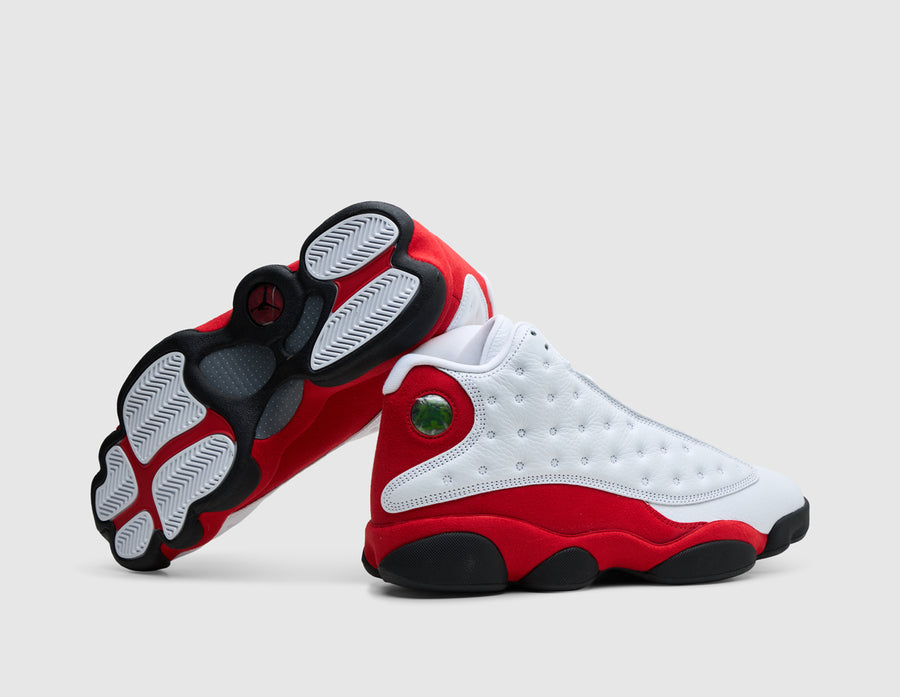 Jordan 13 Retro White / Black - True Red
