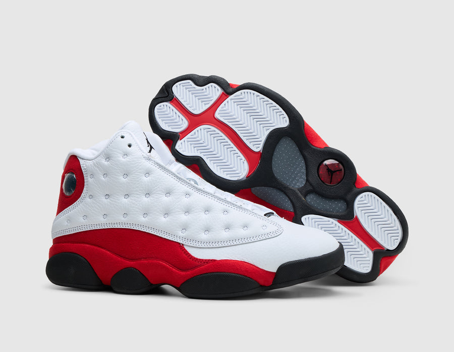 Jordan 13 Retro White / Black - True Red