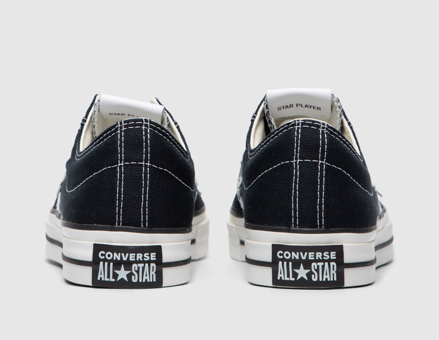 Converse Star Player 76 Premium Canvas Black / Vintage White - Black