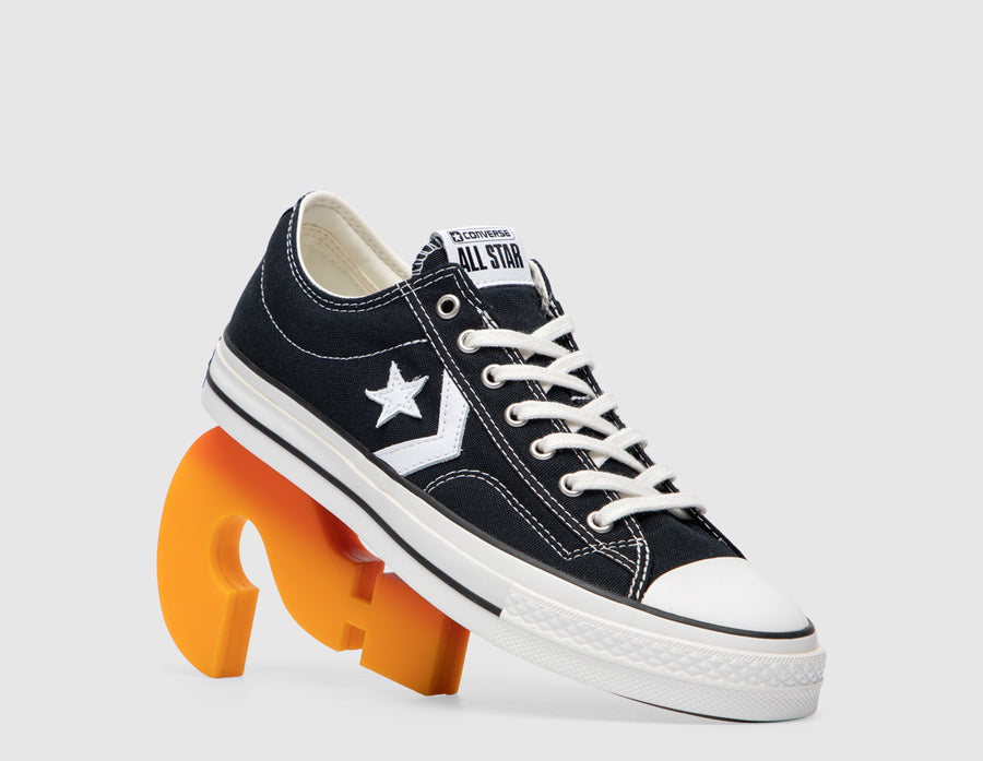 Converse Star Player 76 Premium Canvas Black / Vintage White - Black