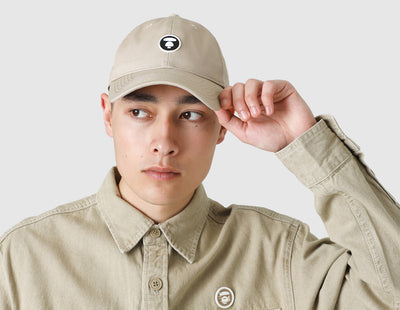 AAPE Now Cotton Twill Cap / Light Beige