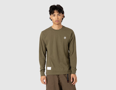 AAPE Now Longsleeve T-Shirt / Dark Khaki