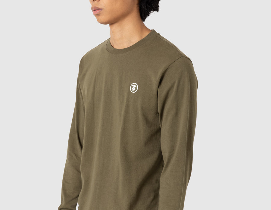 AAPE Now Longsleeve T-Shirt / Dark Khaki