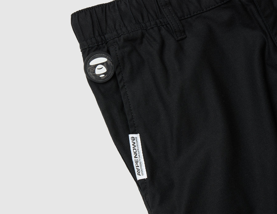 AAPE Now Woven Pants Black