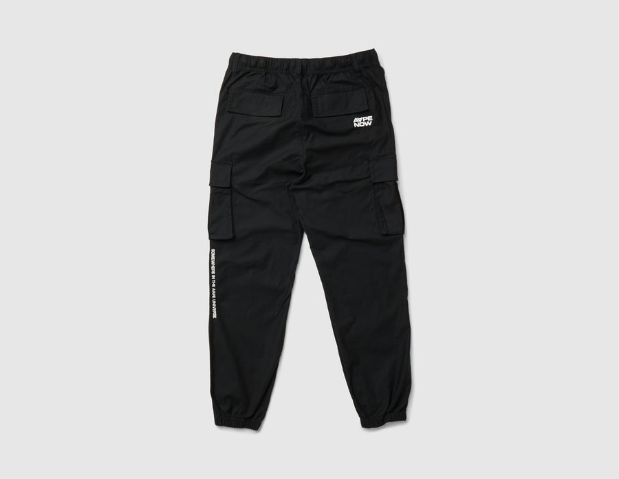 AAPE Now Woven Pants Black