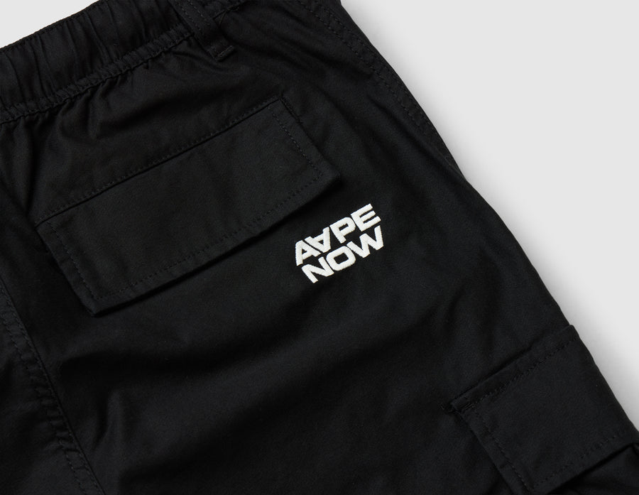 AAPE Now Woven Pants Black