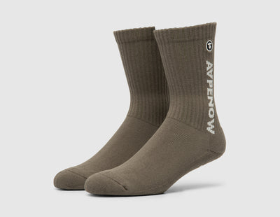 AAPE Now Socks / Khaki