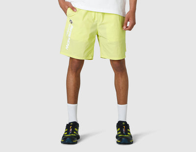 AAPE Woven Nylon Shorts / Yellow Beige