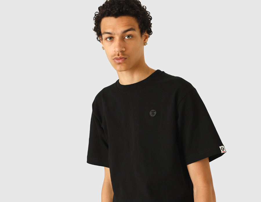 AAPE Now Embroidered Badge T-shirt / Black