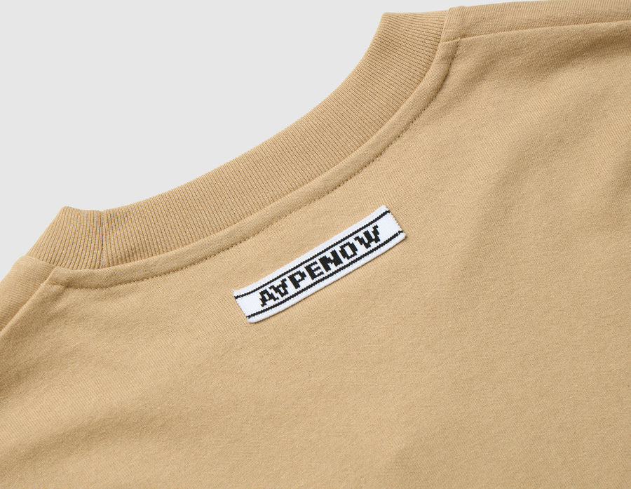 AAPE Now Basic T-shirt Beige