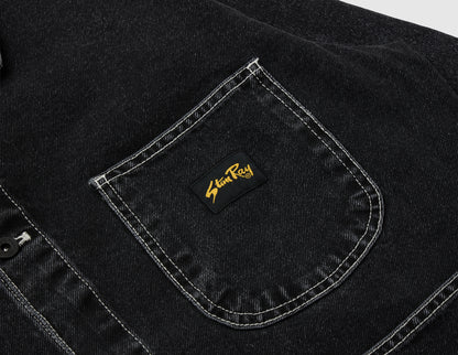 Stan Ray Coverall Jacket Stonewash / Black Denim