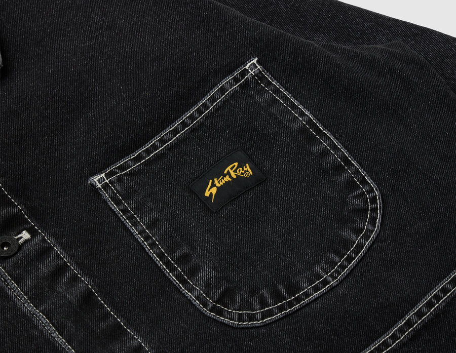 Stan Ray Coverall Jacket Stonewash / Black Denim