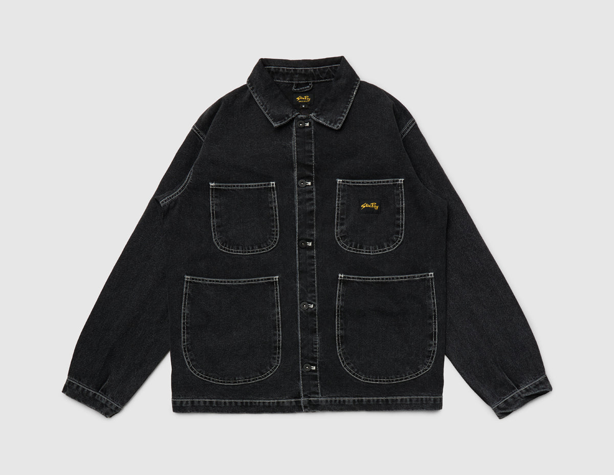 Stan Ray Coverall Jacket Stonewash / Black Denim