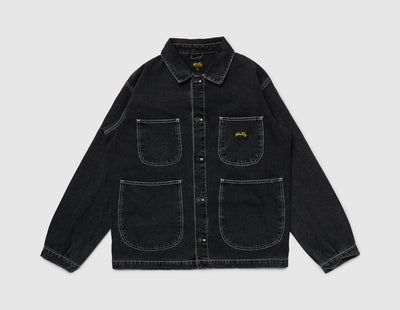 Stan Ray Coverall Jacket Stonewash / Black Denim