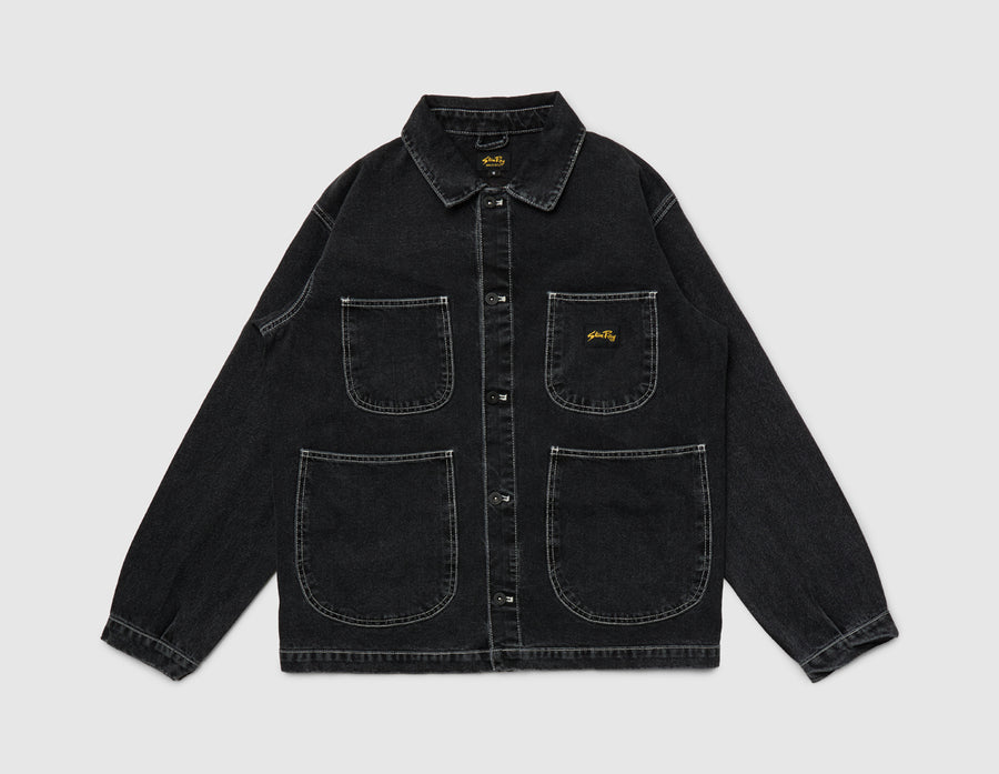 Stan Ray Coverall Jacket Stonewash / Black Denim
