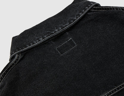 Stan Ray Coverall Jacket Stonewash / Black Denim