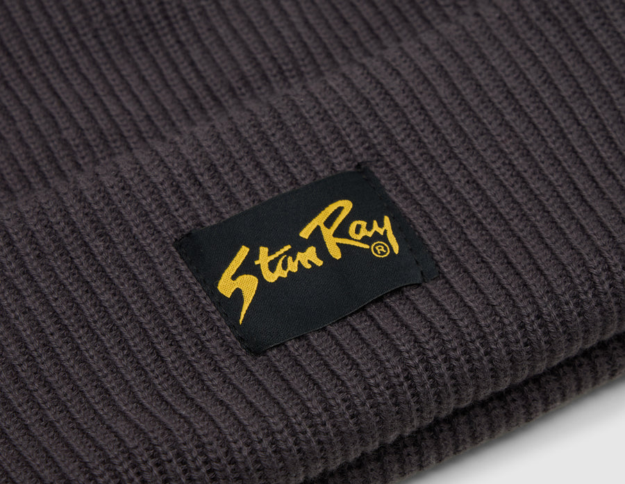 Stan Ray Fold Beanie / Washed Black