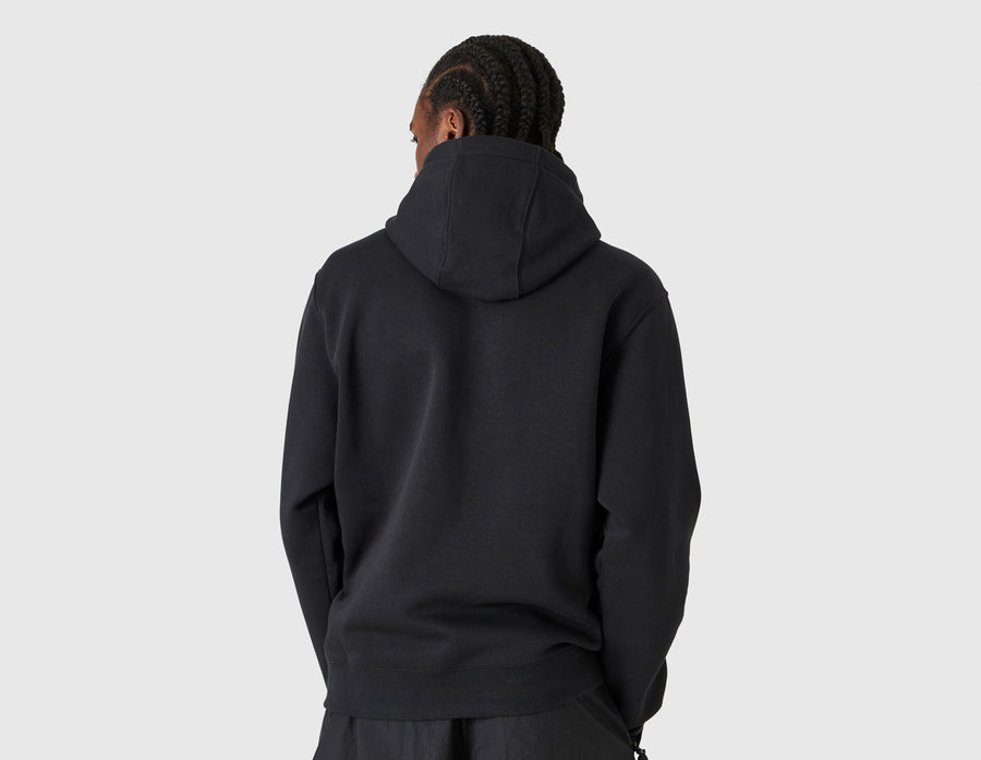 Nike Sportswear Club Fleece Full Zip Hoodie Black / Black - White