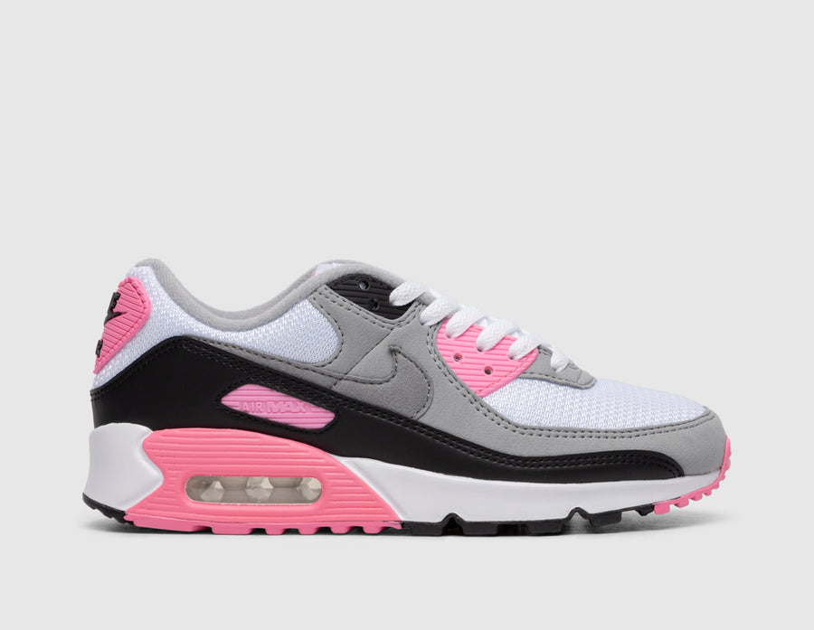 Nike Women's Air Max 90 White / Particle Grey - Rose